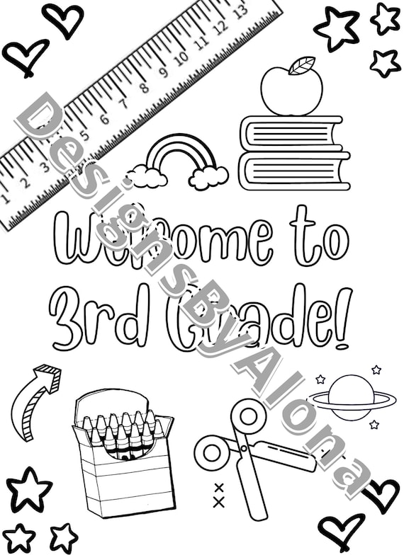 3rd grade coloring pages