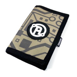 Anunnaki Integrated Circuit Wallet beige&grijs