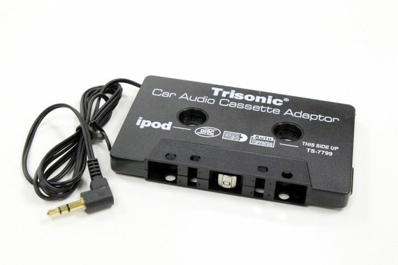 Trisonic Universal Cassette Adaptor Ipod MP3 DVD CD MD Player for Car 