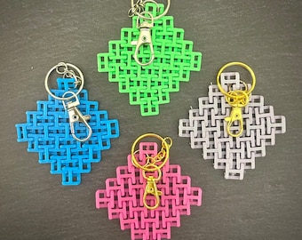 Keychain - 3D Printed Chain Mail Fidget