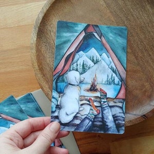Holiday Postcard, Summer travel card A6, Postcard, Travel Card