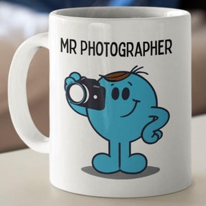 Mr Photographer Mug or Coaster, Photography Mug, Photographer Gift, Funny Photographer Mug, Camera Lover Mug, Photography Lover Mug, Photo