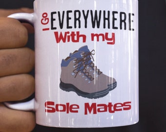 Wanderschuh Tasse – Geschenk für Wanderer & Bergsteiger | Draussen Tasse