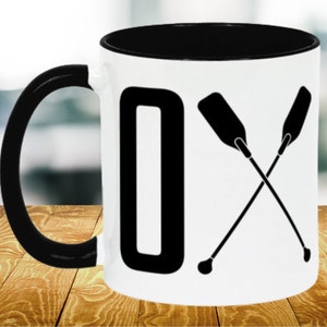 Taza de remo – Taza de café Cox & Rower / Regalo para regatas