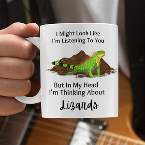 Lizard Mug, Lizard Gift, Lizard Owner Gift, Reptile Present, Birthday Present, Gift for Him