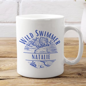 Personalized Mug, Wild Swimmer Mug, Wild Swimming, Gift For Wild Swimmer, Mug For Wild Swimmer, Wild Swimming Gift, Wild Swim