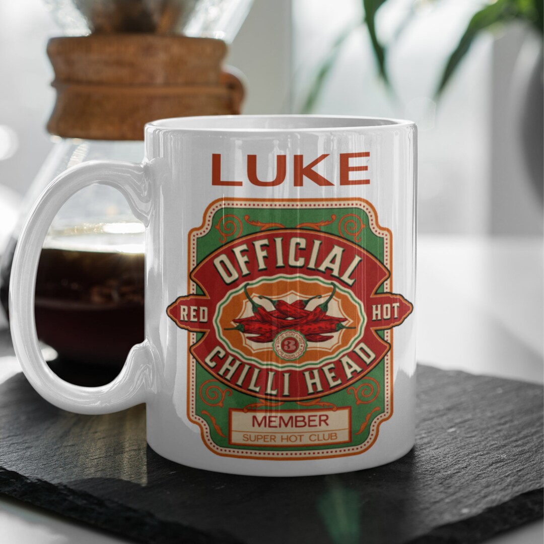 Personalized Chilli Head Mug – Official Member Gift - Etsy