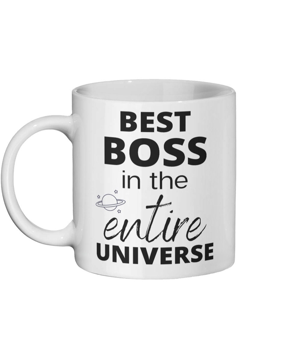 Discover Best Boss In The Entire Universe - Weltbester Chef Tasse