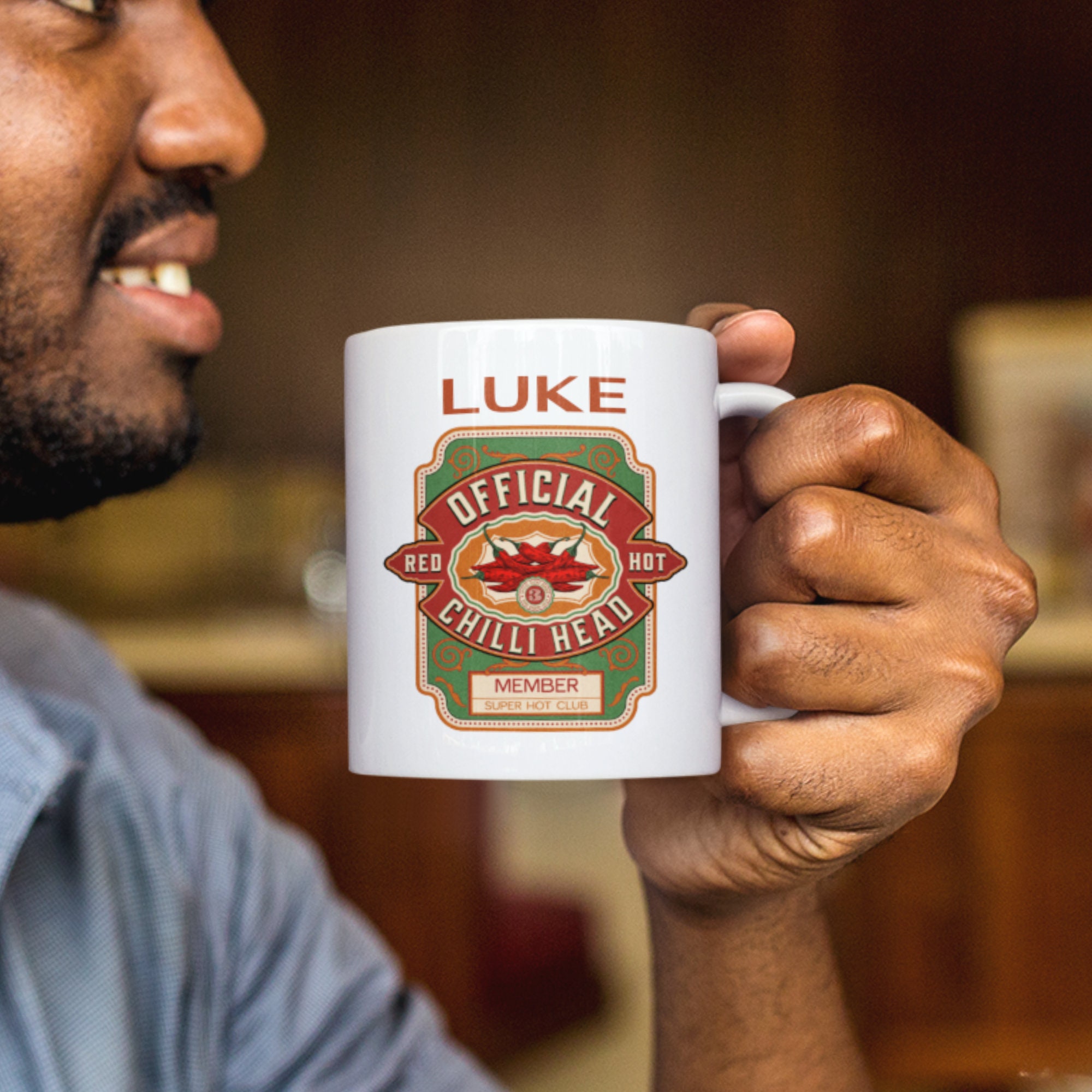 Personalized Chilli Head Mug – Official Member Gift - Etsy