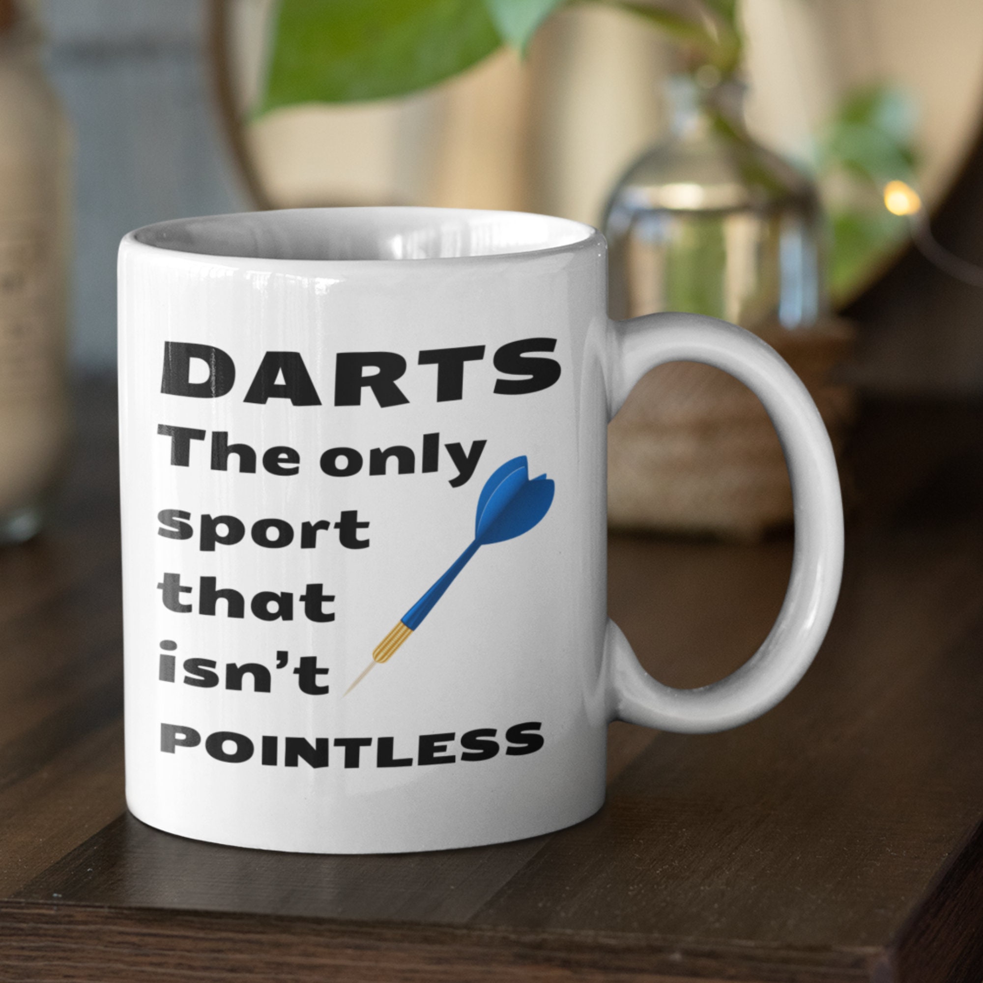 Darts Gift, Darts Mug, the Only Sport That Isn't Pointless, Darts
