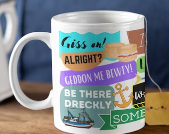 Cornish Sayings Mug – Funny Cornwall Dialect Gift