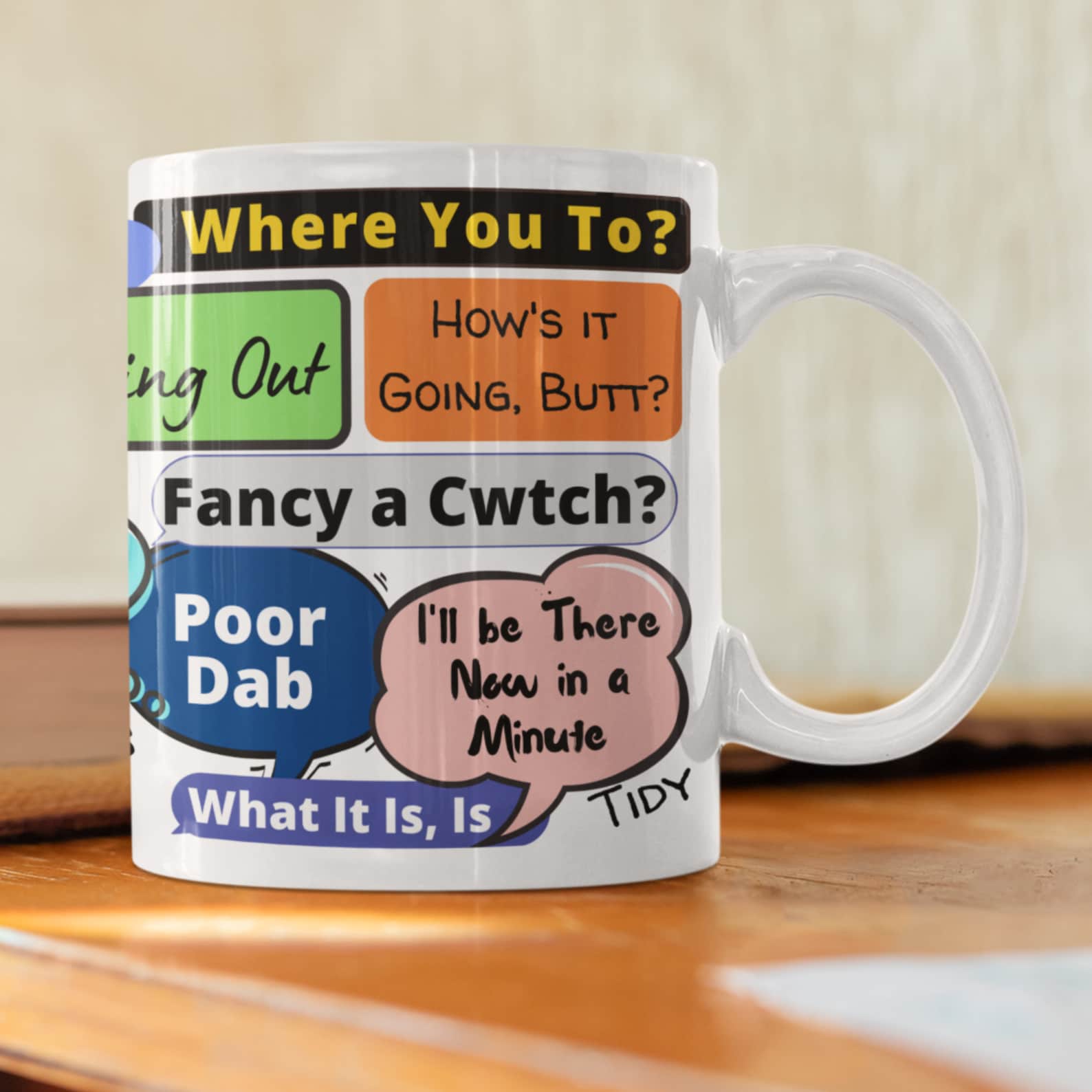 Welsh Mug Funny Welsh Sayings Welsh Language Wales Gift Etsy