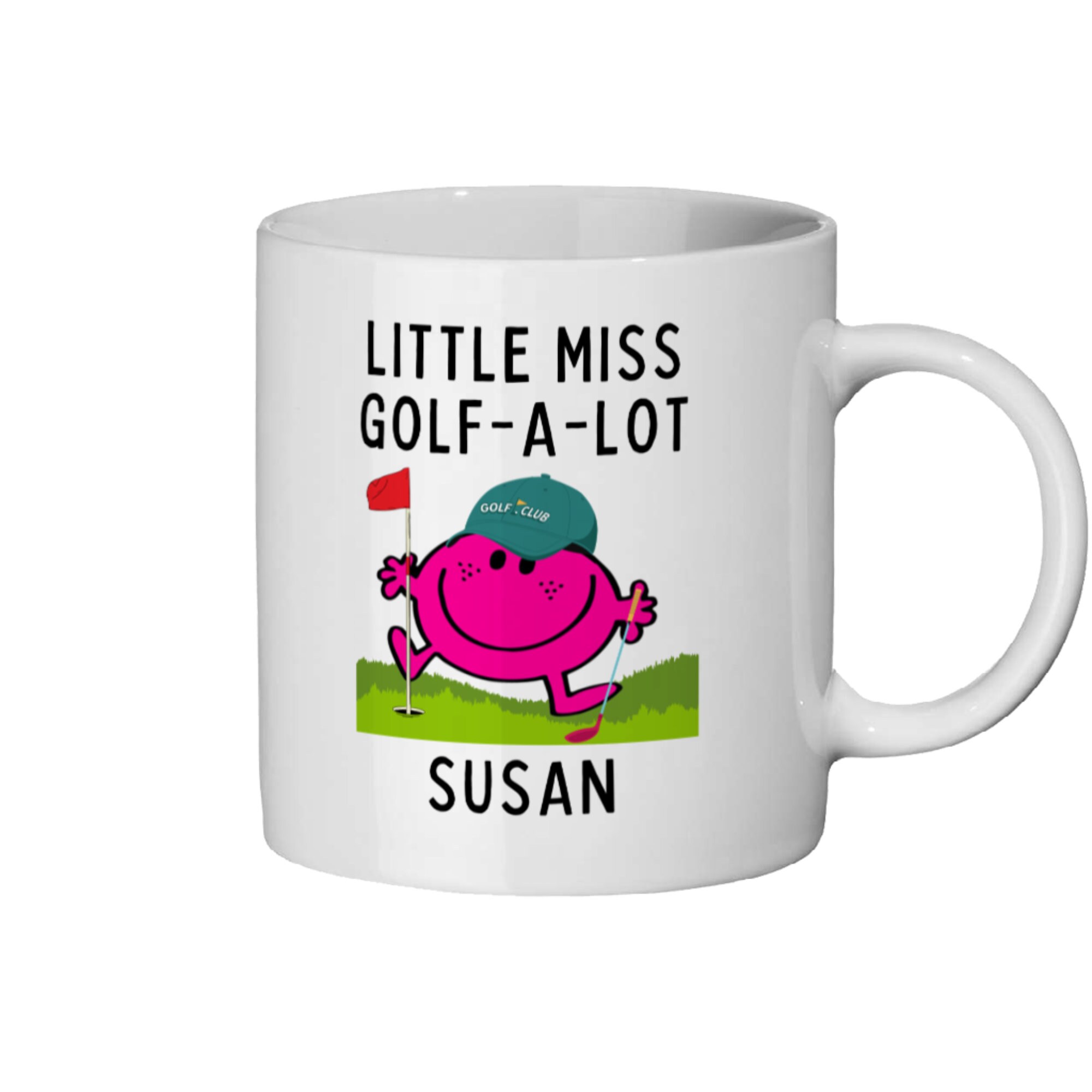 Taza de golf personalizada Little Miss Golfalot regalo para 