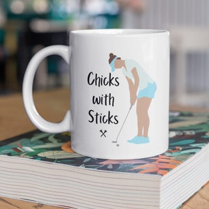 Women Golfers Mug, Choose Option of Mug, Sports Water Bottle or Coaster Golfing Mug, Gift for Lady Golfers, Golf Club President, Golf Course