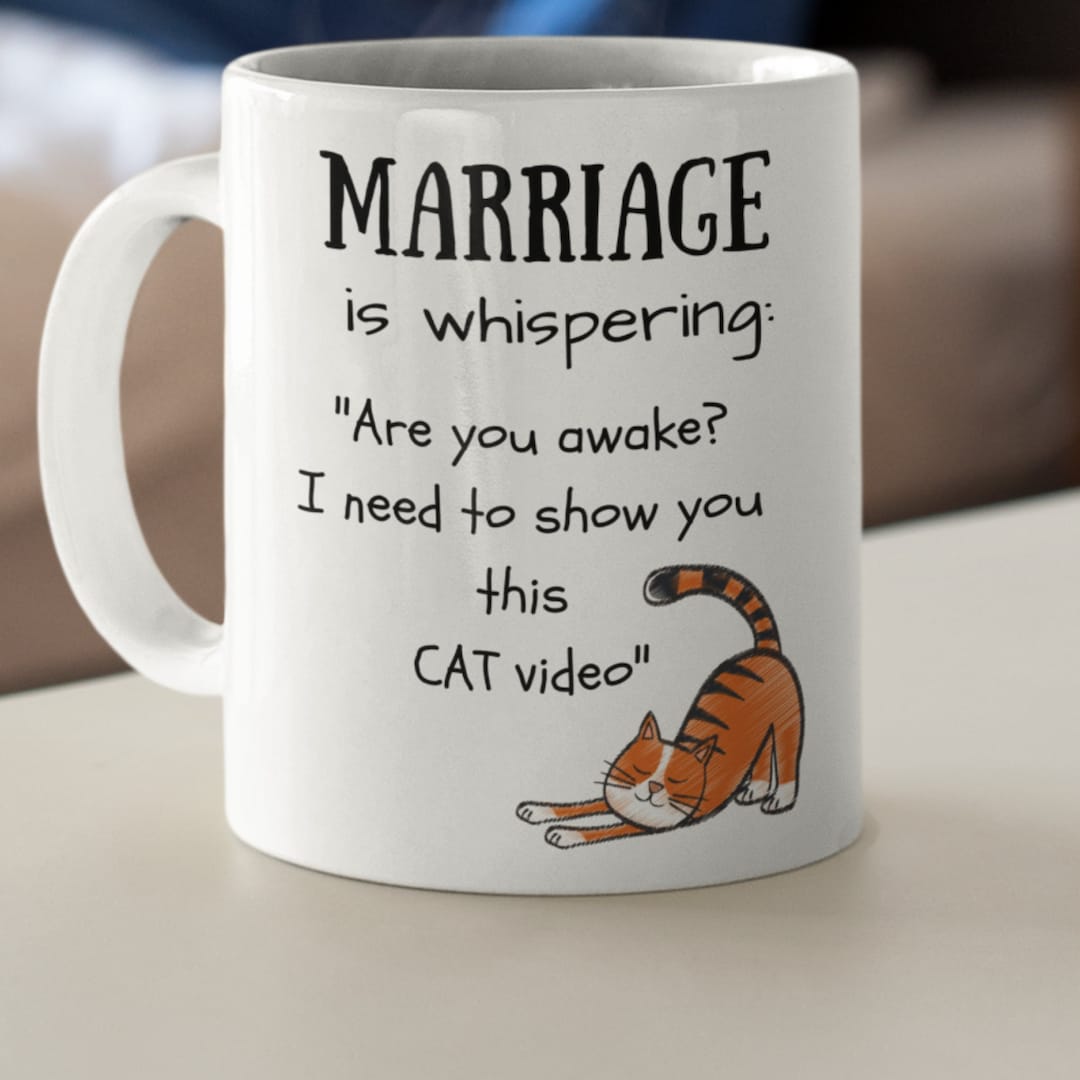 Tazze Gatto Che Si Baciano - Set Da 2 Per Coppie, Regalo Romanticissimo - Foto 3
