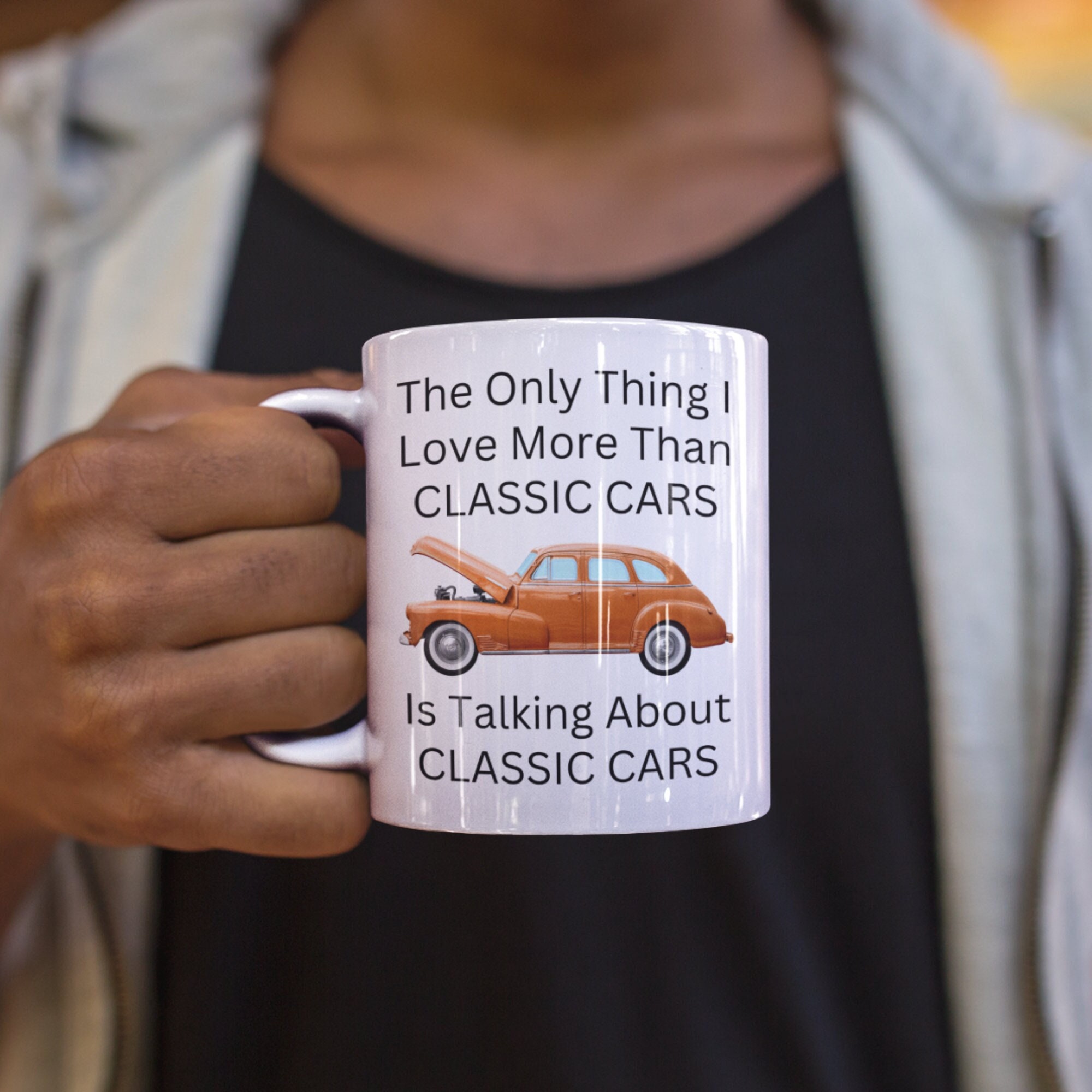  Stuff4 Gifts for Car Enthusiasts - in My Head I'm Thinking  About Cars - Funny Classic Car Mug, Gifts for Cars Lovers, Petrol Head  Gifts, 11oz Ceramic Dishwasher Safe Premium Navy