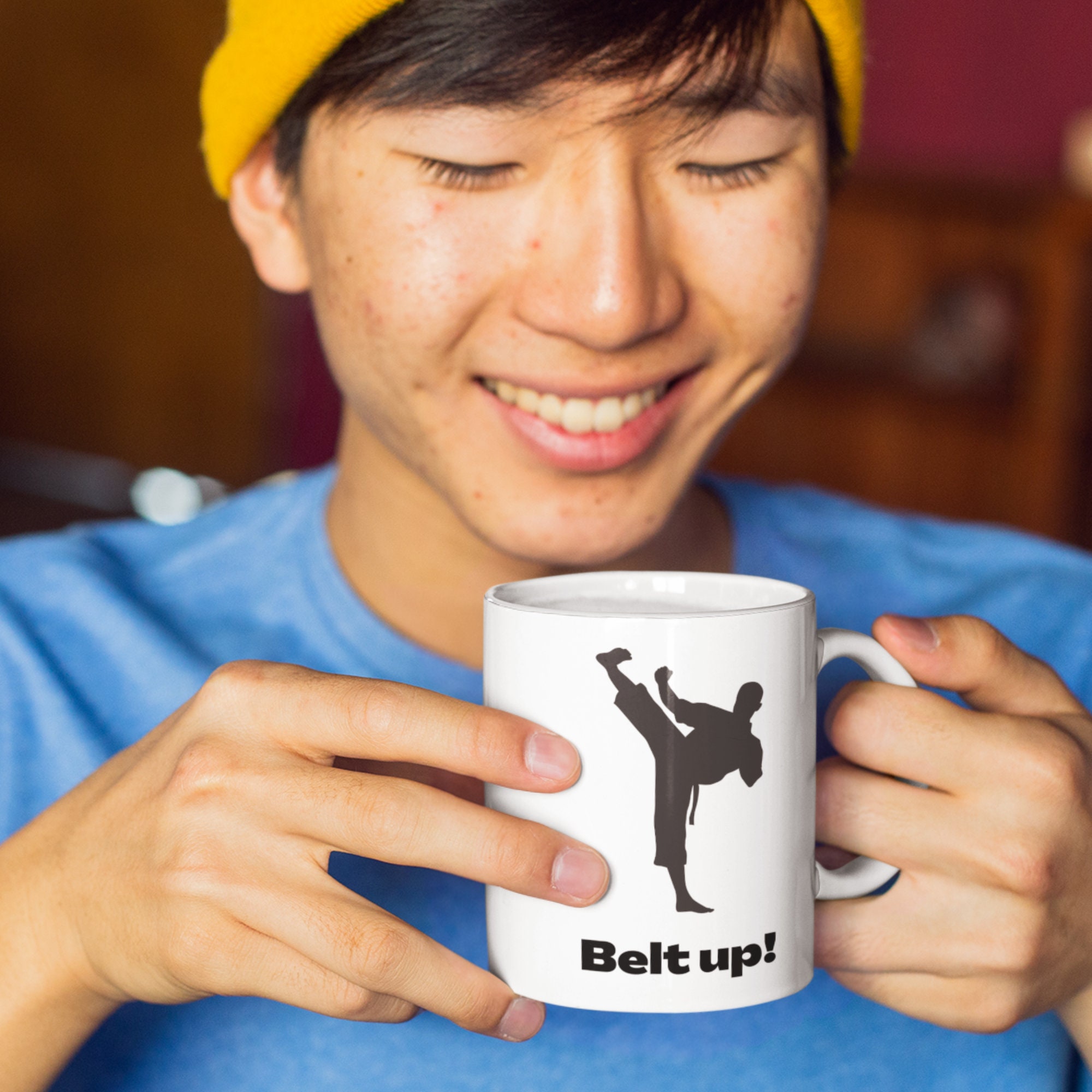 Belt Up Martial Arts Mug Karate Gift Judo Mug Etsy Hong Kong