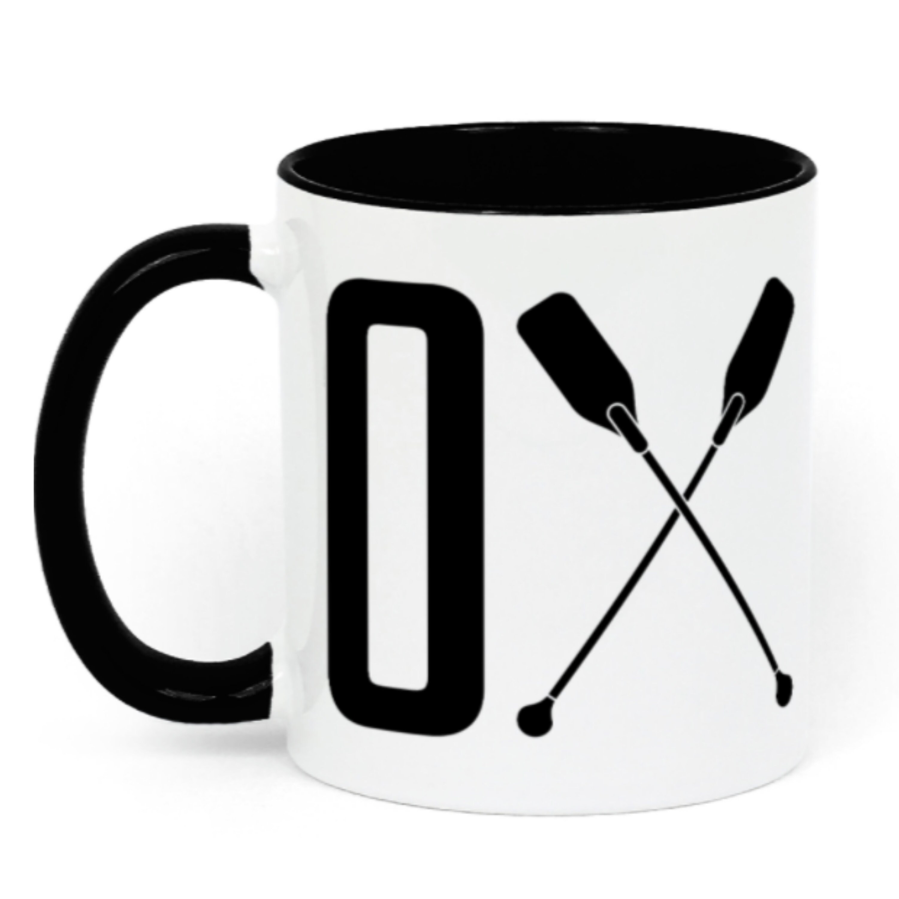 Rowing Mug Cox Coxswain Rower Boat Race Two Toned Ceramic Etsy