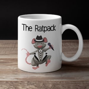 Rat Mug, Rat Pack, Rat Gift Mug, Rat Lovers Gift, Rat Mom Gift