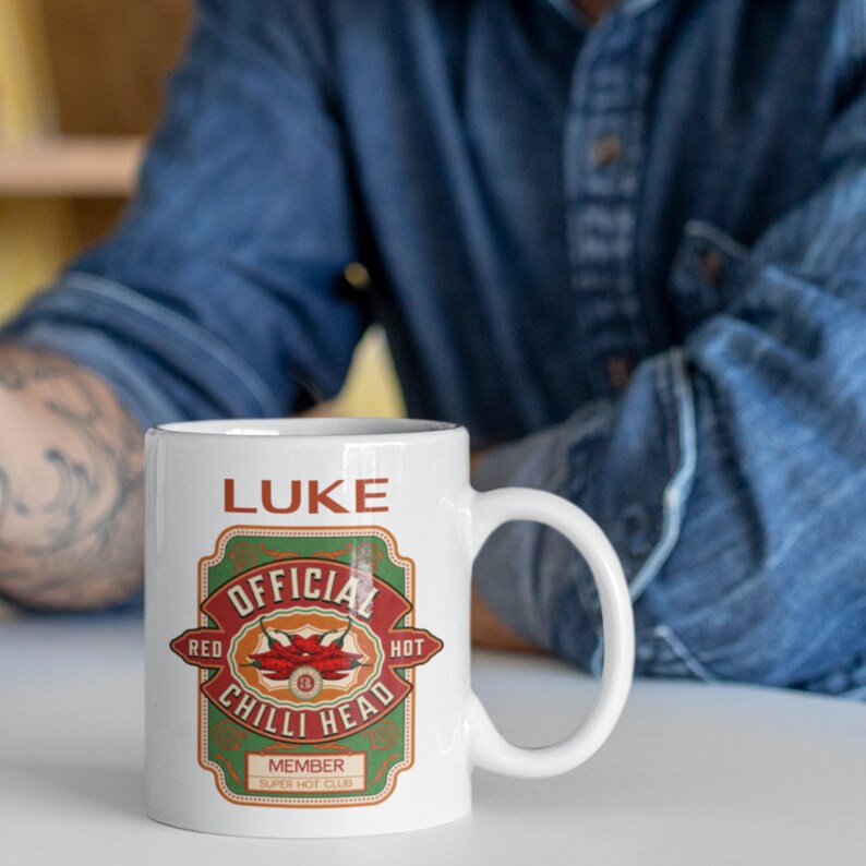 Personalized Chilli Head Mug – Official Member Gift - Etsy
