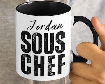 Sous Chef Mug – Personalised Kitchen Gift for Home Cooks