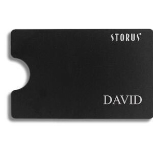 Carteira Smart® com bloqueio RFID e porta-cartões de metal, com prendedor para dinheiro, bolso frontal minimalista, para homens, casamento, Natal, presente - preta premium imagem 6