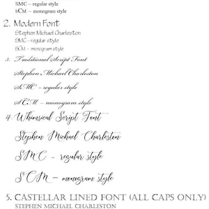 Storus font selections