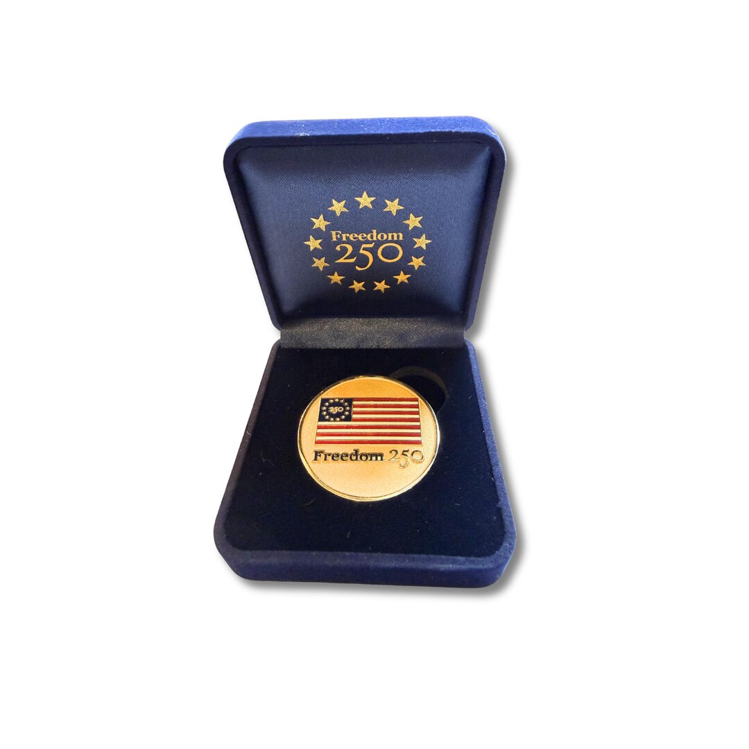Official Freedom 250 Challenge Coin Collector Item Limited Edition ...