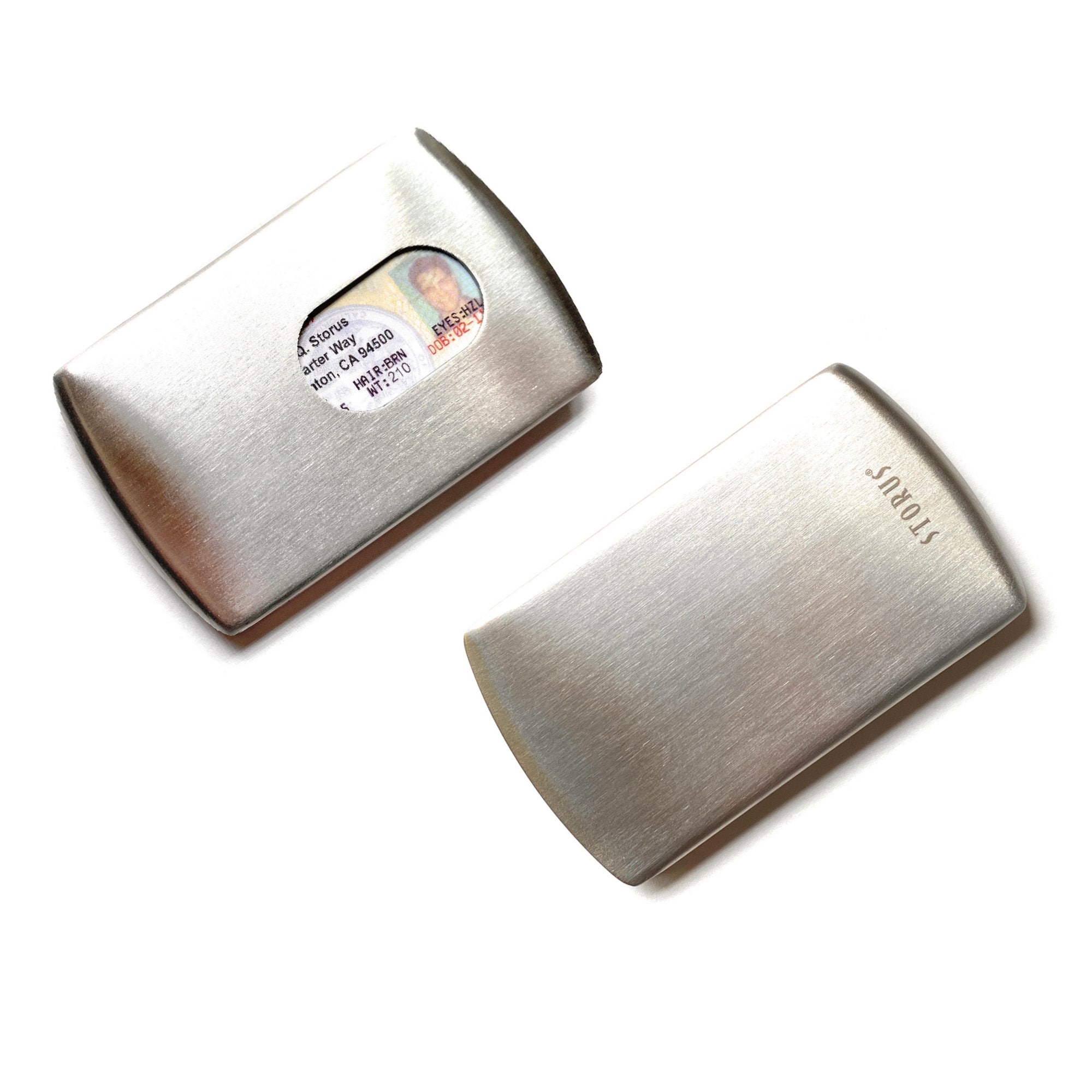 Smart Card Case Metal + Personalized Engraving, Slim Metal