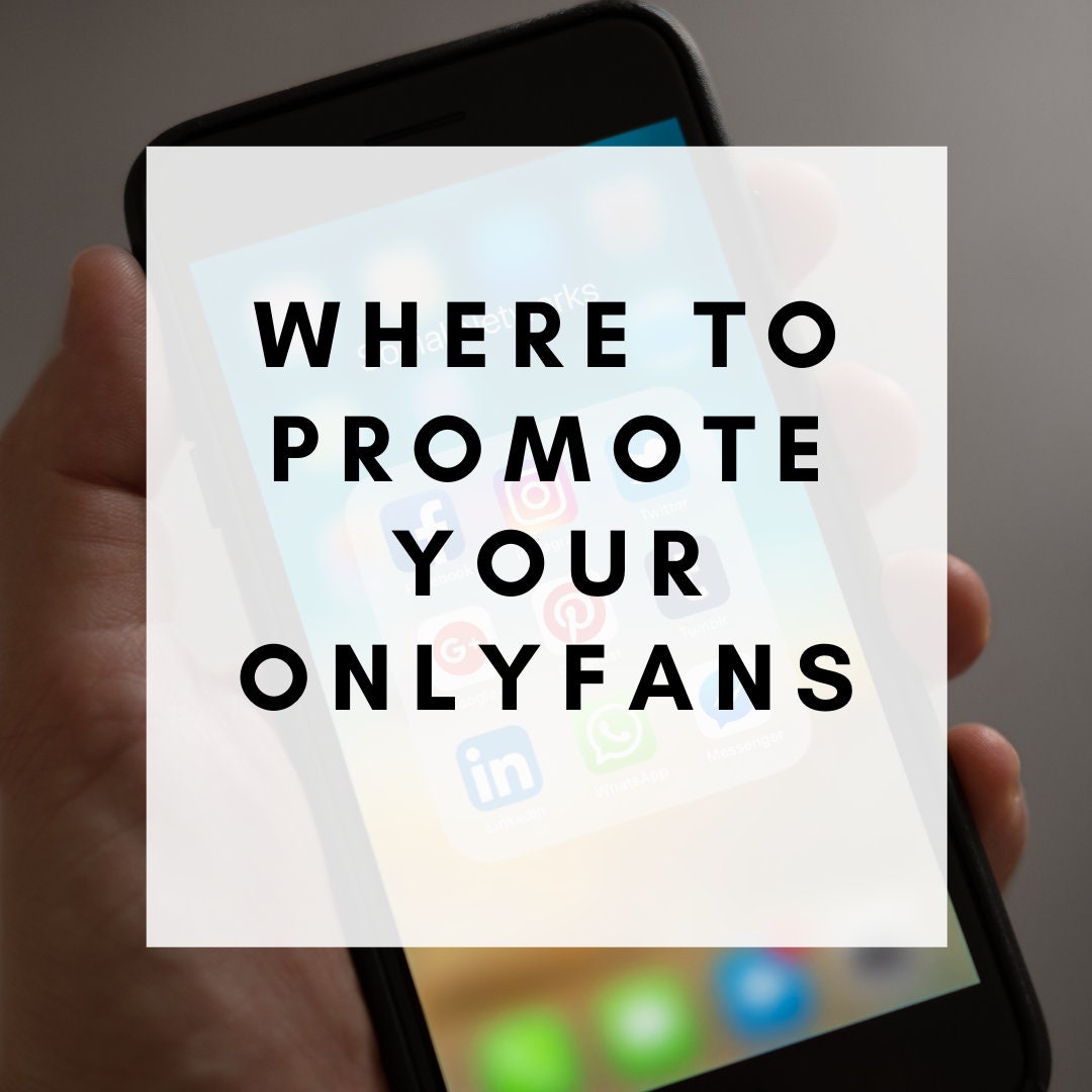 Where to Promote Onlyfans Etsy