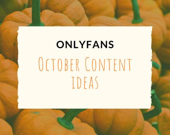 Onlyfans October - Etsy