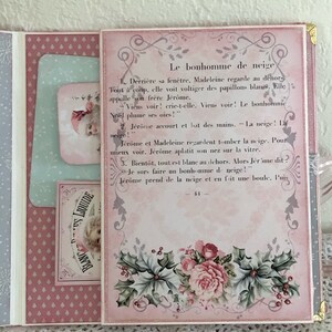 Album Photos de Noël shabby cadeau fait main imagem 10