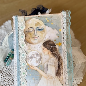 Junk Journal vintage "Moon Child" . journal intime