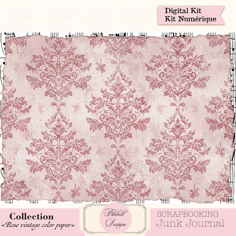 Shabby Digital Background Paper 
