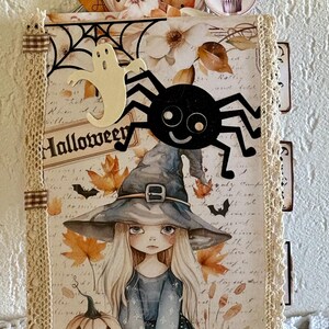 Mini diario spazzatura vintage Folio di Halloween