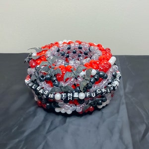 Custom-Made X-Base, Peyote, UFO, Carousel, Epic, Rotating Kandi Cuffs