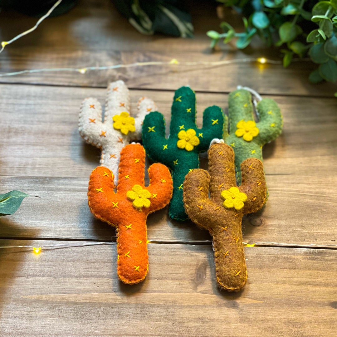 Felt Cactus Mexican Decorations Felt Mexican Ornaments Mexican Decorations Mexican Ornaments