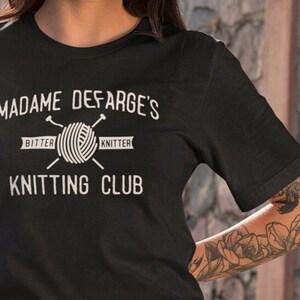 Madame Defarge Knitting School, Charles Dickens, Knitting Gift, A Tale of Two Cities