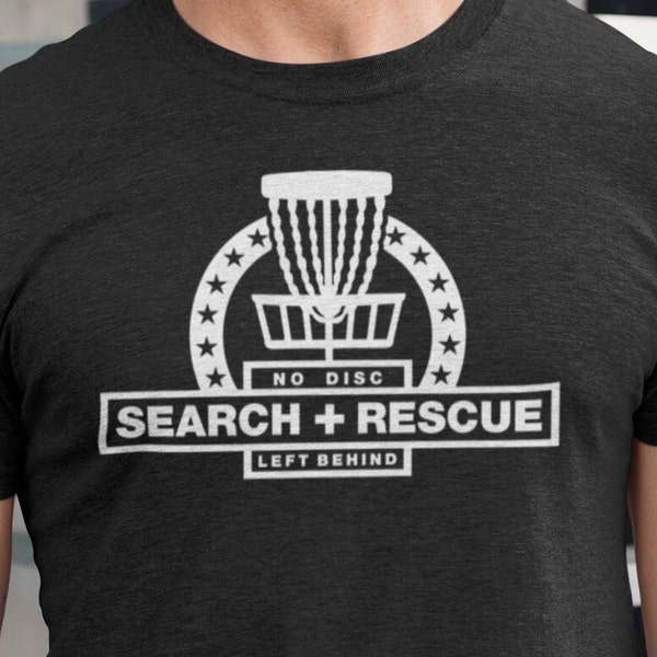 Disc Golf Shirt, Funny Disc Golf TShirt, Search and Rescue