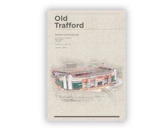 Manchester United Classic Shirts (x9) - Art Print - Etsy