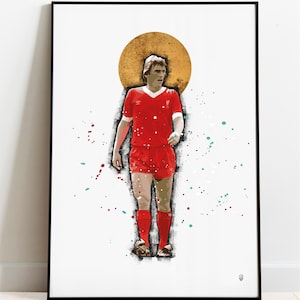 Kenny Dalglish Art Print / Retro Strip / Liverpool Print / Sneakerhead / Soccer / Football / LFC / Reds / Wall Art