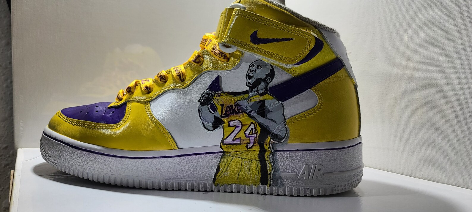 Custom Kobe Bryant Air Force 1 Size 7.5 Etsy