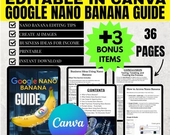 Google Nano Banana AI Image Guide | MRR & PLR | Tech | Tips | Ai Tool | Productivity | Computer Science | Google Tool | Canva