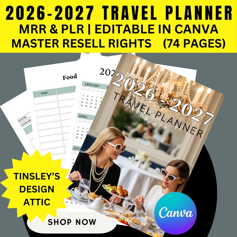 2026 2027 Travel Planner 74 Pages Plan Your Vacation Adventure Il 685b 