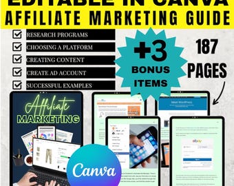 Affiliate Marketing eBook: Comprehensive Guide, MRR & PLR (187 Pages)