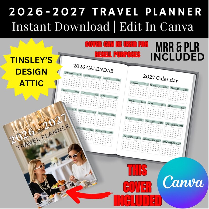 2026 2027 Travel Planner 74 Pages Plan Your Vacation Adventure Il 5yvu 