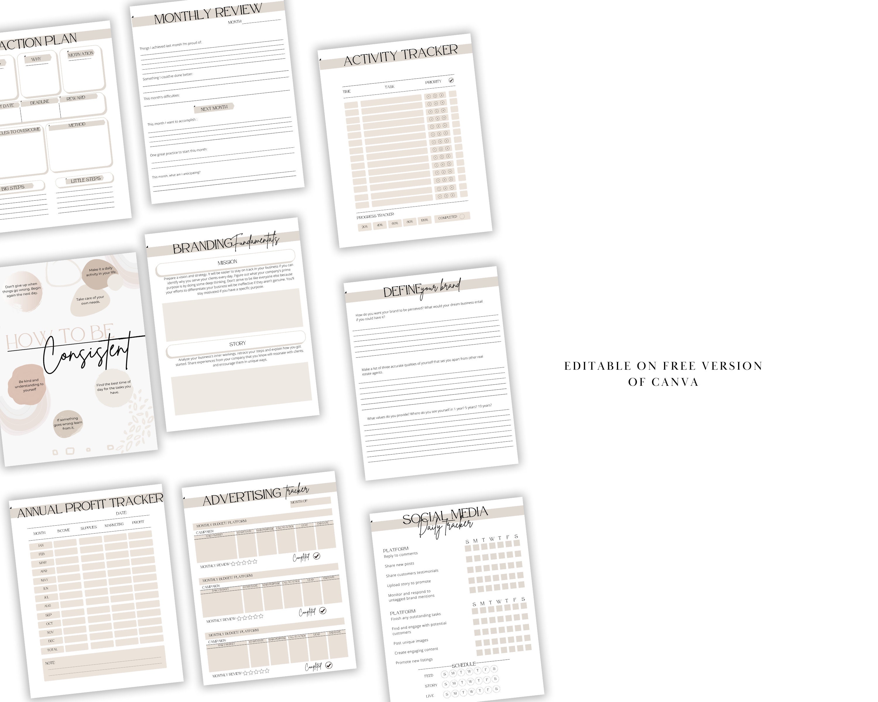 Real Estate Success Printable Plannerbusiness Planner Real Etsy