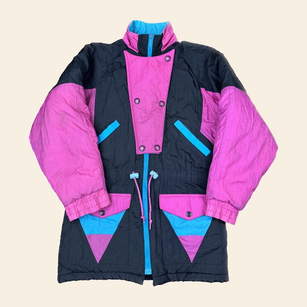 VINTAGE PUFFER JACKET winter jacket / puffer coat / 80s / skiing