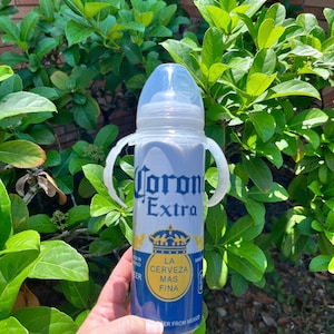 パーソナライズされたビールベビーボトルステンレススチールベビーボトル8オンスカスタムベビーボトル昇華ベビーボトルビールにインスパイアされた