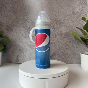 Soda Passender Becher und Schnabeltasse Personalisierte inspirierte Tasse Mama und ich Papa und ich Set benutzerdefinierte Edelstahl lustiges Geschenk Babyflasche